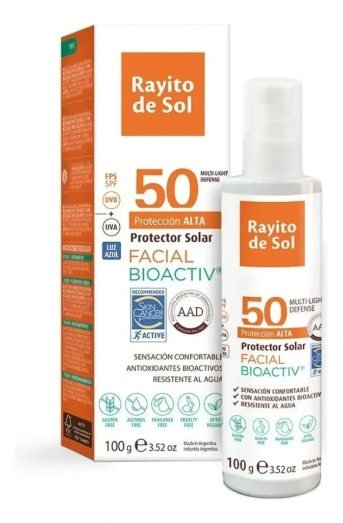 PROTECTOR SOLAR FACIAL FPS 50 (100 GR - FRASCO)