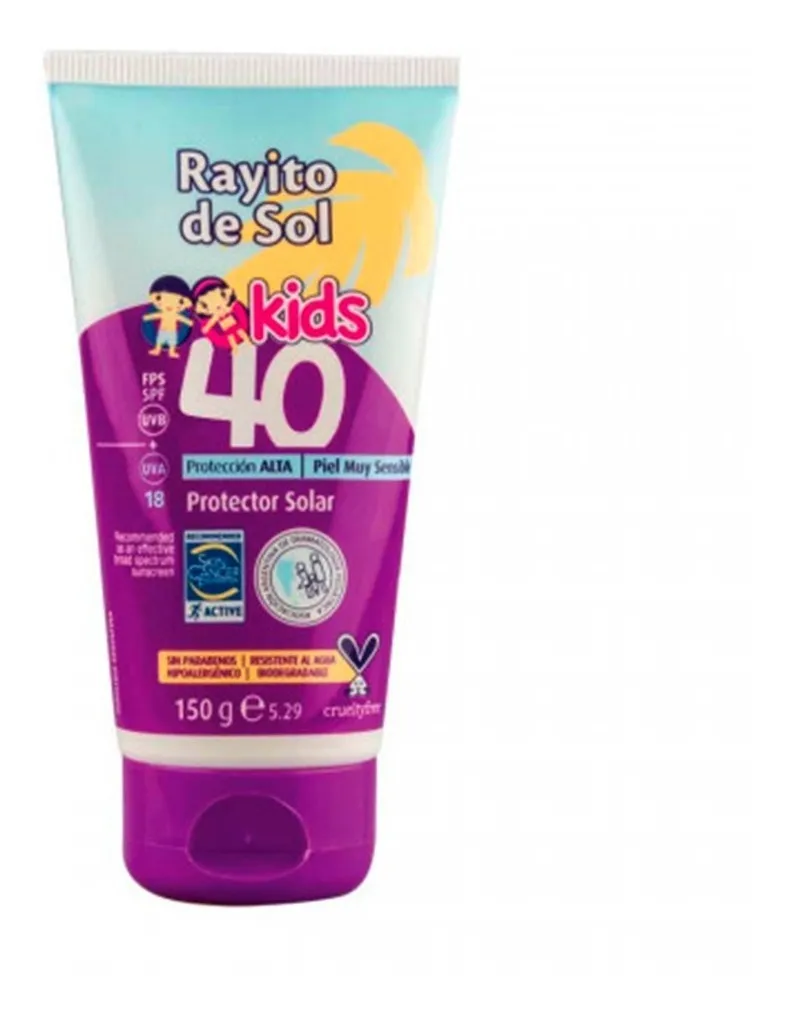 PROTECTOR SOLAR KIDS FPS 40 PROTECCION ALTA (150 G - POMO)