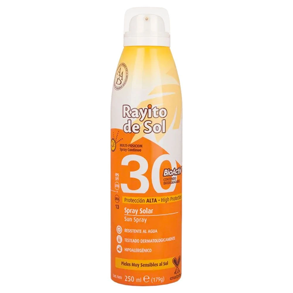 AEROSOL SOLAR FPS 30 PROTECCION ALTA BIO ACTIV (150 ML - AEROSOL)