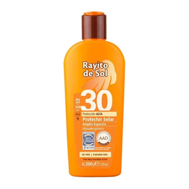 PROTECTOR SOLAR FPS 30 (200 G - POMO) RAYITO DE SOL