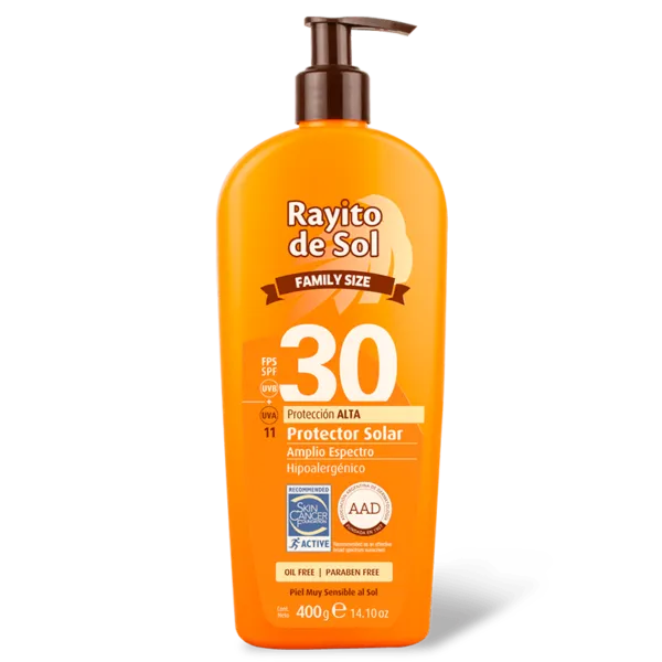PROTECTOR SOLAR FPS 30 FAMILY SIZE (400 G - DOSIFICADOR)