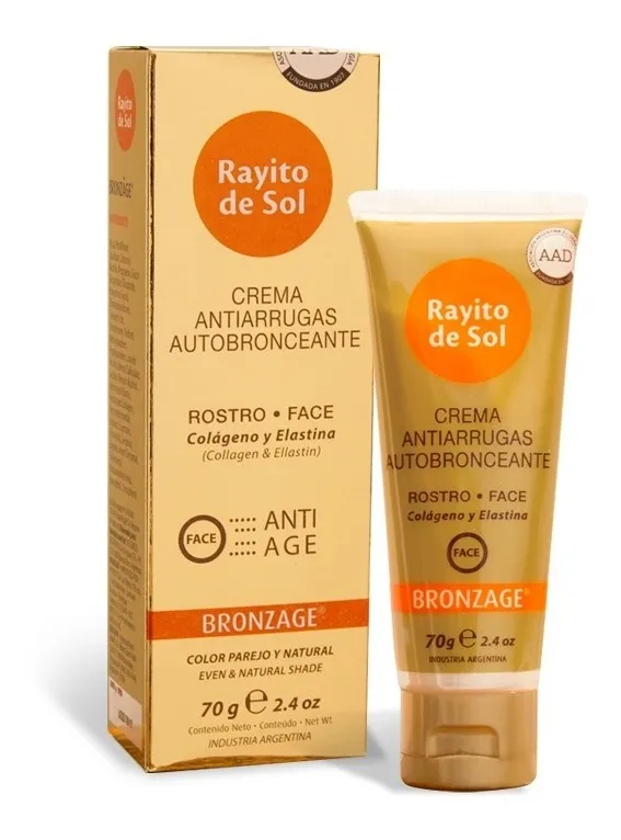 CREMA ANTI- AGE AUTOBRONCEANTE (70 G - CAJA)