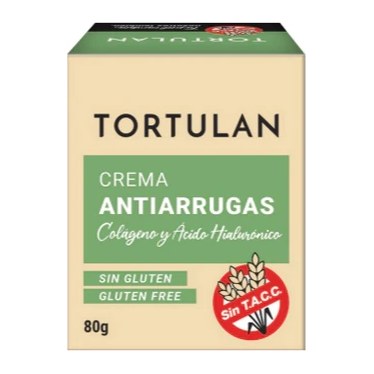 CREMA ANTIARRUGAS COLAGENO Y HIALURONICO SIN TACC (80 G - CAJA) TORTULAN