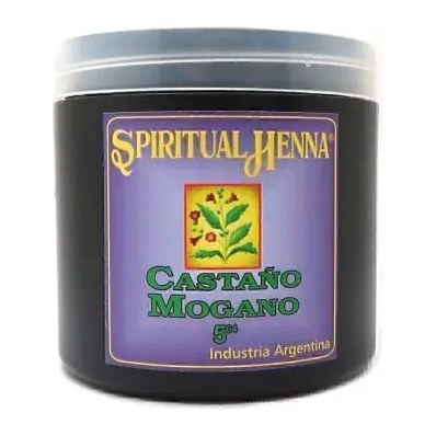 HENNA CASTAÑO MOGANO 5,64 (80 GRS. - POTE) SPIRITUAL HENNA