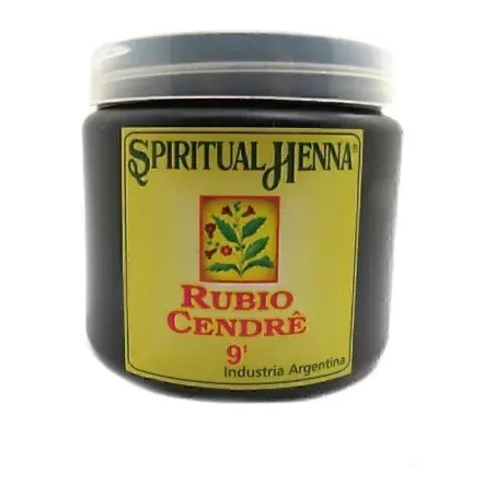HENNA RUBIO CENDRE 9,1 (80 GRS. - POTE) SPIRITUAL HENNA