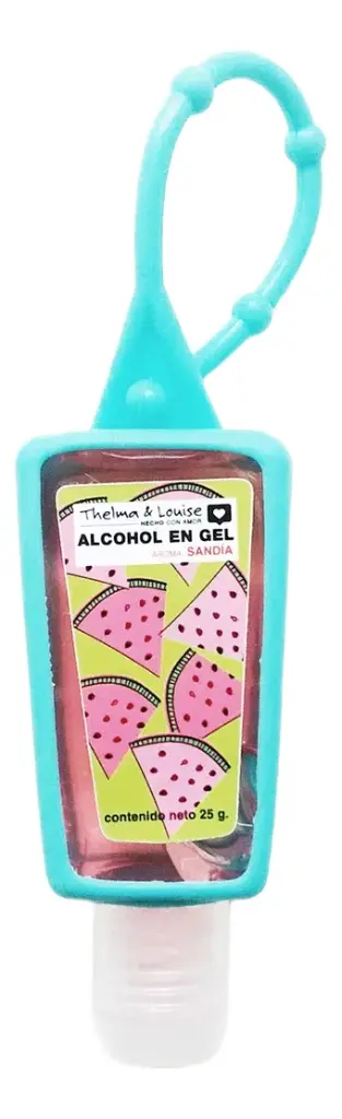 ALCOHOL EN GEL CON MICRO ESFERAS SANDIA (25 GR - POMO)
