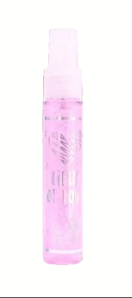 BODY SPLASH CON GLITTER  (ROSA - 30 ML - POMO)