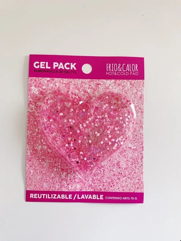 PARCHES REUTILIZABLES C/FORMA DE CORAZON (70 G - BOLSA)