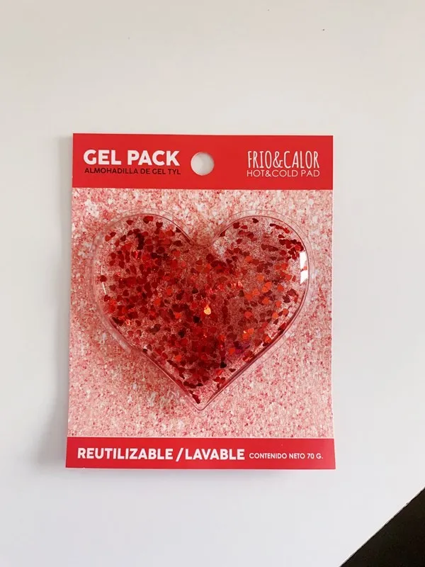 PARCHES REUTILIZABLES C/FORMA DE CORAZON (70 G - BOLSA)