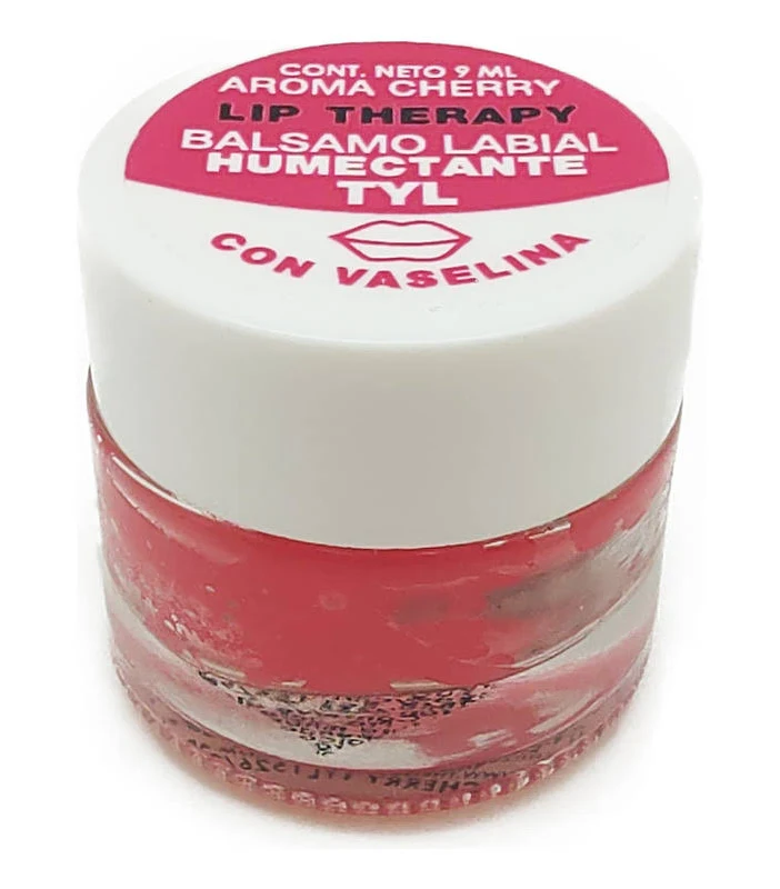 BALSAMO LABIAL HUMECTANTE CON VASELINA  CHERRY (10 ML - FRASCO)