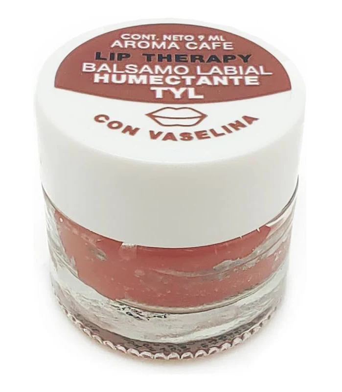 BALSAMO LABIAL HUMECTANTE CON VASELINA CAFE (10 ML - FRASCO)
