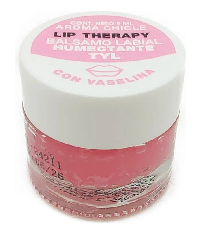 BALSAMO LABIAL HUMECTANTE CON VASELINA CHICLE (10 ML - FRASCO)