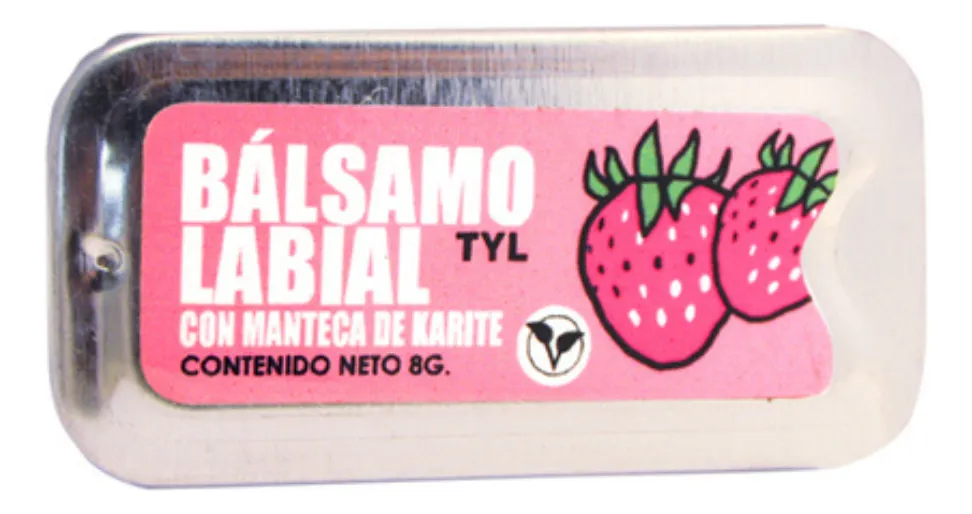 BALSAMO LABIAL C/MANTECA DE KARITE FRUTILLA (8 GR - LATITA)