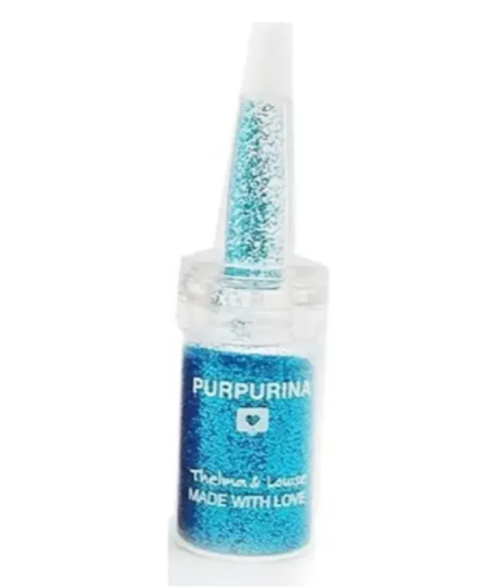 PURPURINA VOLATIL CON PIPETA APLICADORA  (TURQUESA - 3 ML - FRASCO)