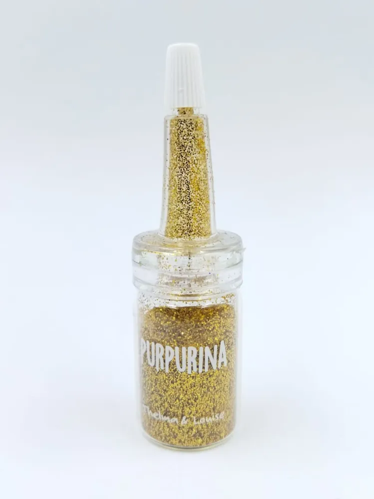 PURPURINA VOLATIL CON PIPETA APLICADORA  (DORADO - 3 ML - FRASCO)