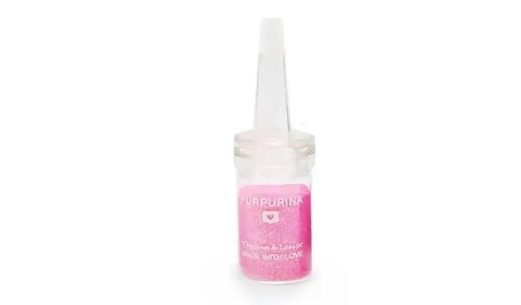 PURPURINA VOLATIL CON PIPETA APLICADORA  (ROSADO - 3 ML - FRASCO)