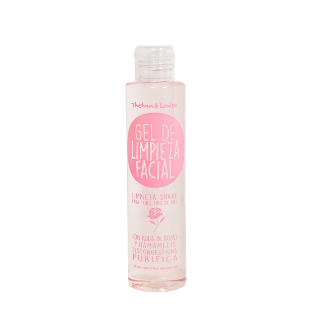 GEL DE LIMPIEZA C/AGUA DE ROSAS (160 ML - FRASCO)