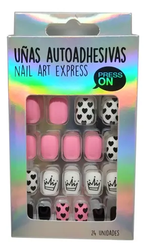 UÑAS AUTOADHESIVAS CORONA (24 UND - CAJA)