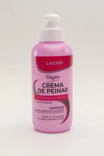 CREMA DE PEINAR LACIOS C/ VITAMIONA C Y BIOTINA (150 CC - FRASCO)