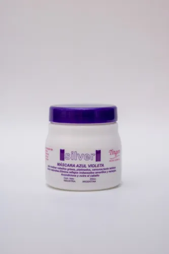MASCARA SILVER AZUL VIOLETA  (250 CC - POTE)