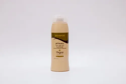 SHAMPOO TINGERE PH NEUTRO (PARA TODO TIPO DE CABELLOS) (300 CC. - BOTELLA)