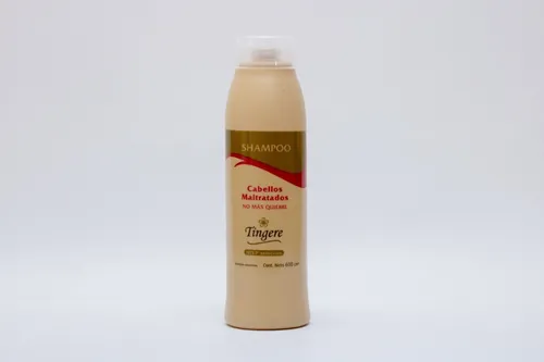 SHAMPOO TINGERE CABELLOS MALTRATADOS (600CC. - BOTELLA)
