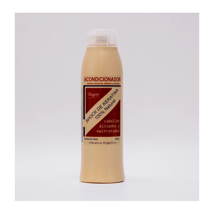 ACONDICIONADOR SHOCK DE KERATINA (600 CC. - FRASCO) TINGERE