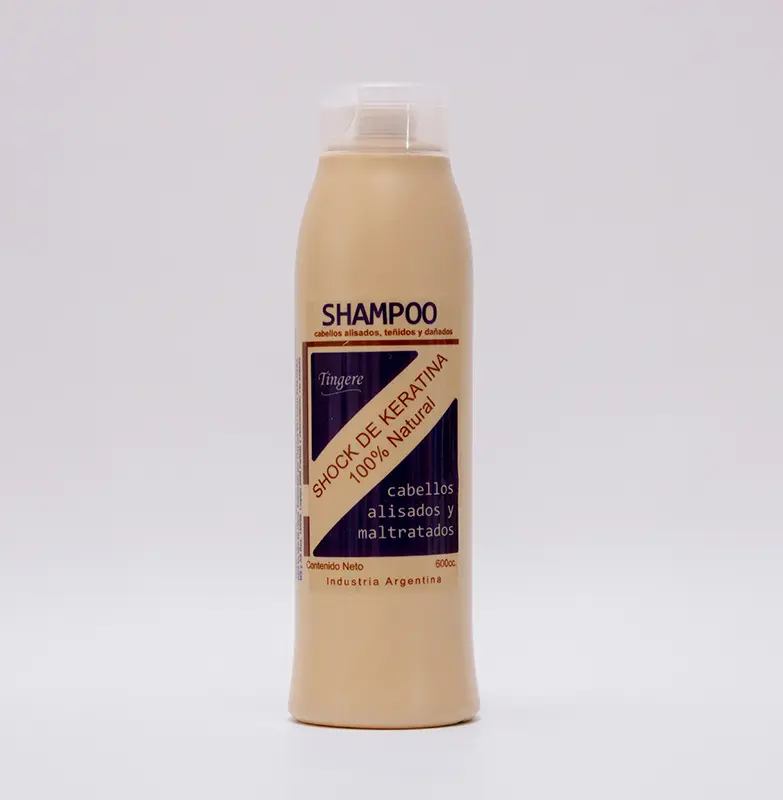 SHAMPOO SHOCK DE KERATINA (600 CC. - FRASCO)