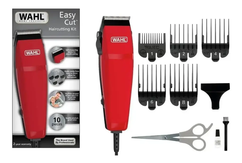 WAHL EASY CUT RED (10 PIEZAS - ESTUCHE)