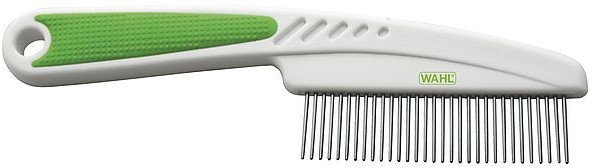 PEINE PUAS DE ACERO DE UNA FILA CON MANGO (1 UND)