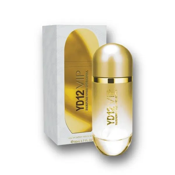 YD12 VIP  (212 VIP CAROLINA HERRERA) (DORADO - 100 ML - CAJA)