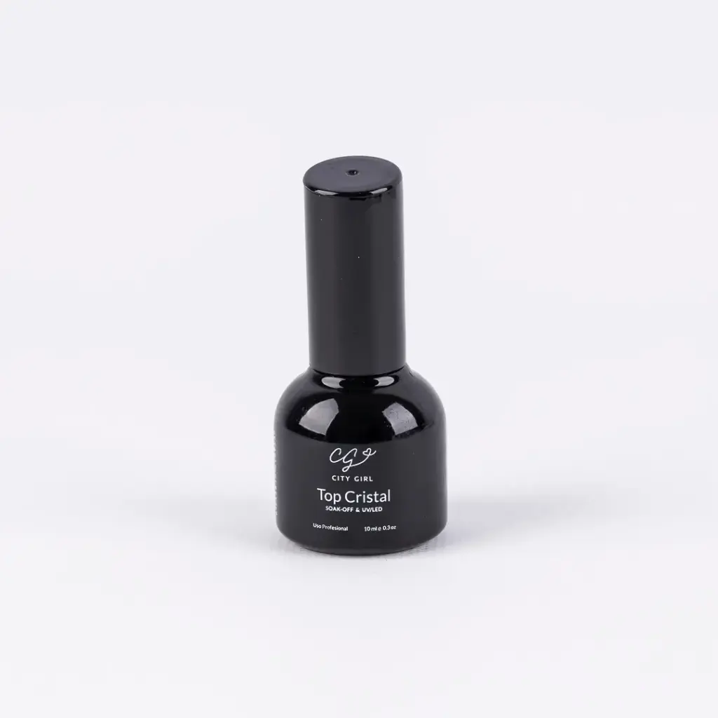 TOP COAT CRISTAL NUEVA FORMULA UV/LED (10 ML - FRASCO)