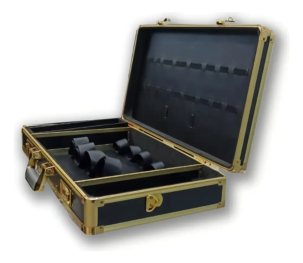 MALETIN ORGANIZADOR PELUQUERA Y BARBERA RAGNAR (NEGRO - 1 UND - CAJA)