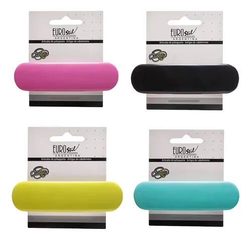 HEBILLA GRANDE COLORES (4 UND - BOLSA)