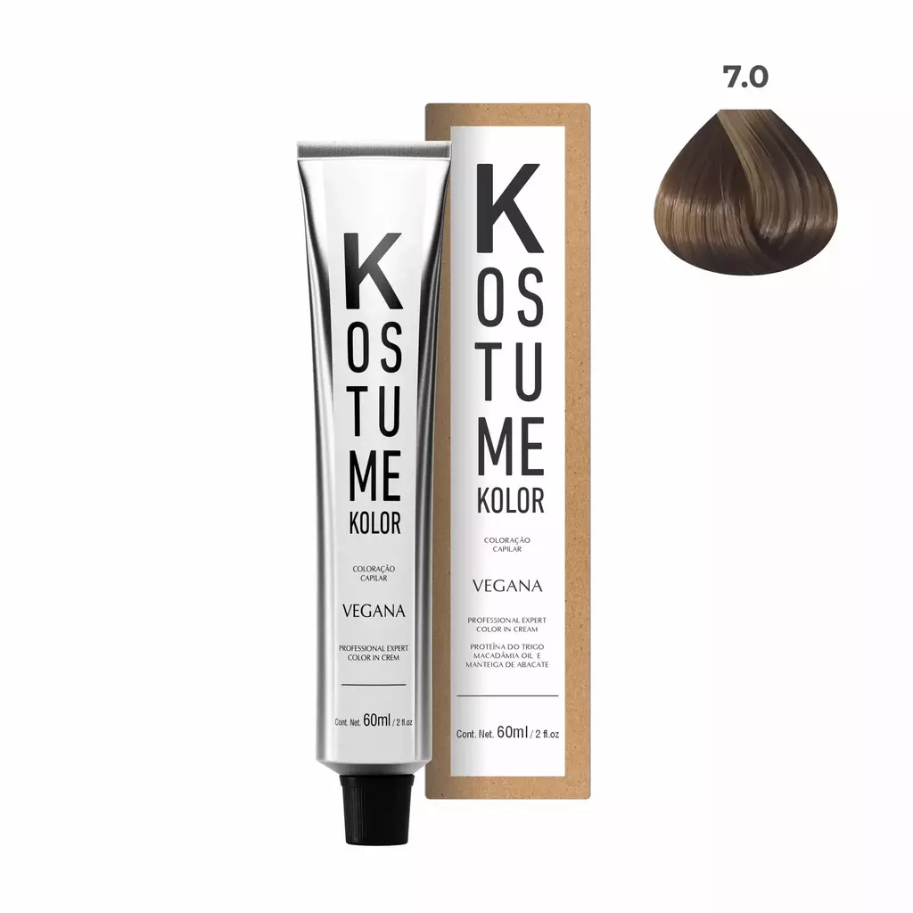 KOSTUME KOLOR VEGANA  7.0(- 60ML POMO)