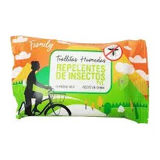 TOALLITAS  HUMEDAS  REPELENTE DE  INSECTOS FAMILY (10 UND - BOLSA) THELMA Y LOUISE