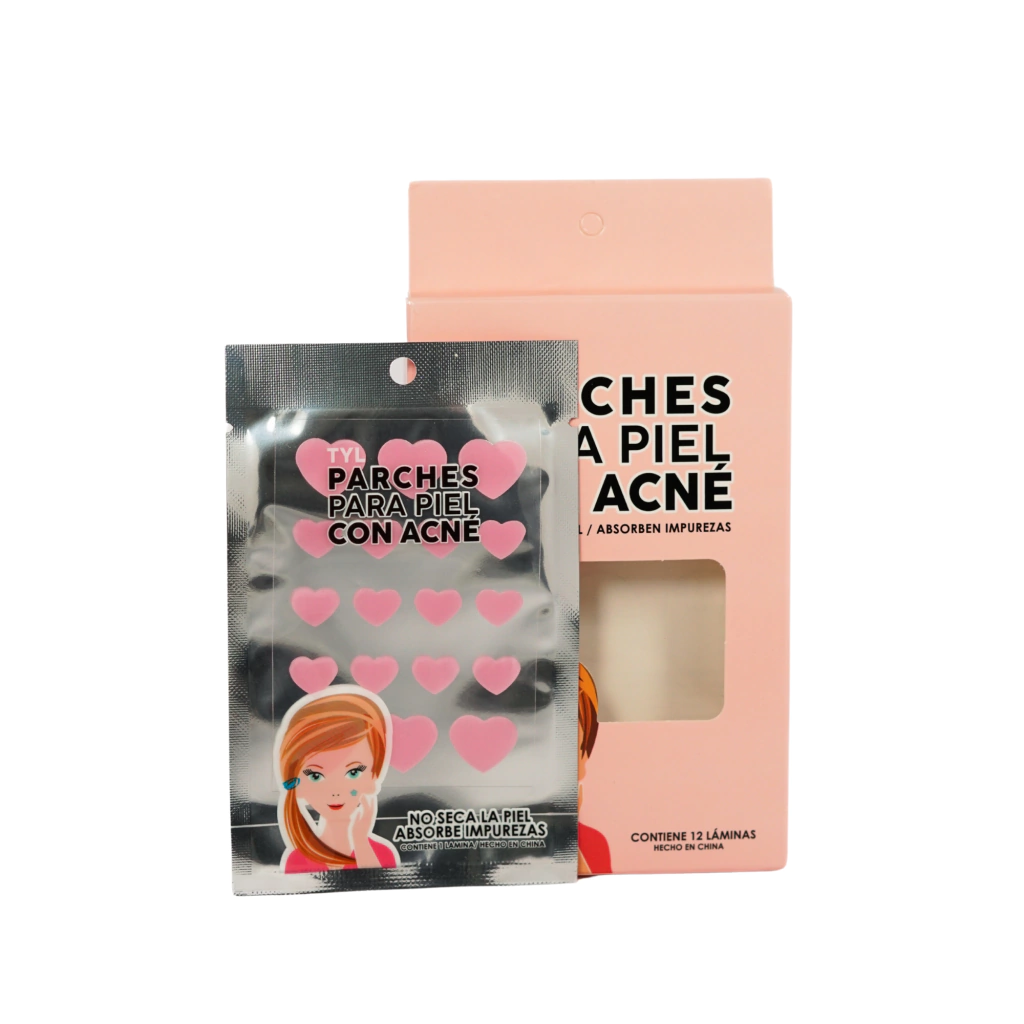 PARCHES INVISIBLE PARA ACNÉ CORAZÓN (12 UND - CAJA)
