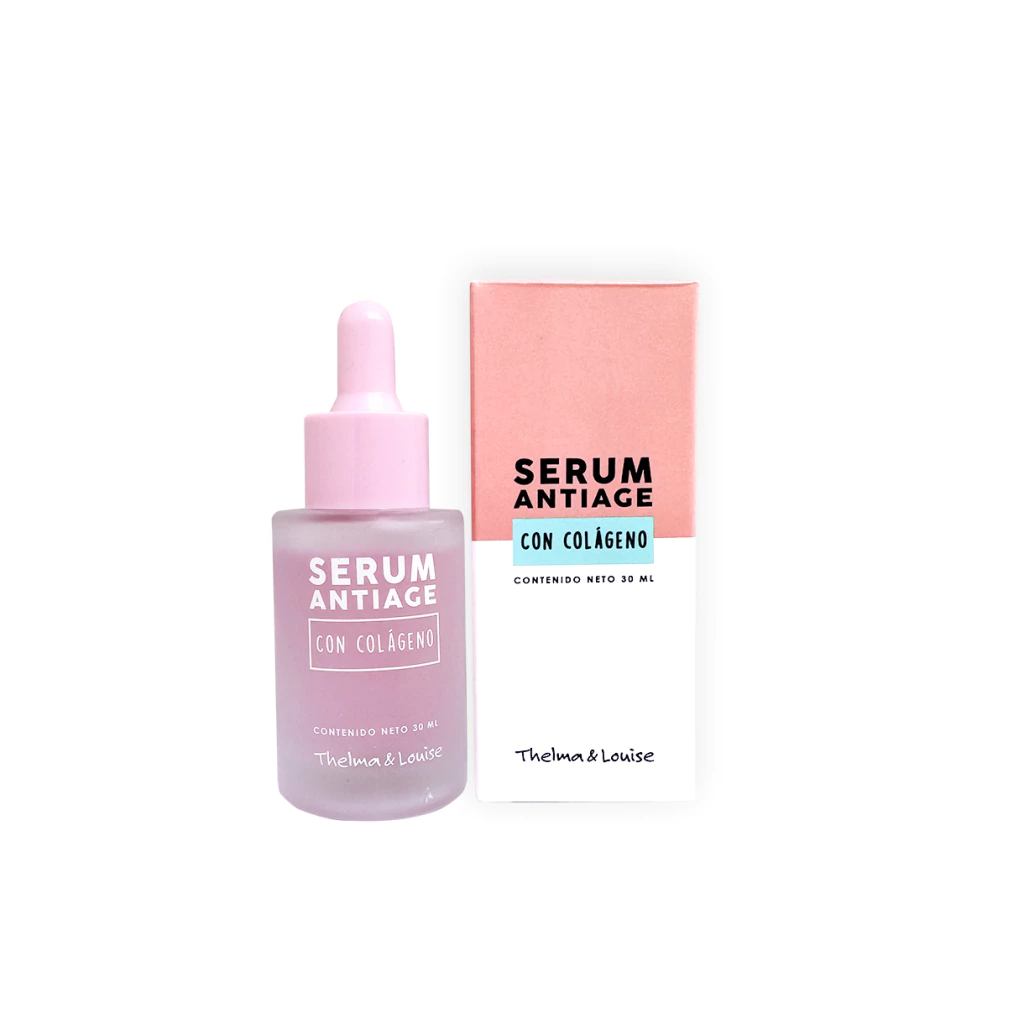 SERUM ANTIAGE CON COLAGENO  + MANZANILLA Y ALOE VERA (30ML)