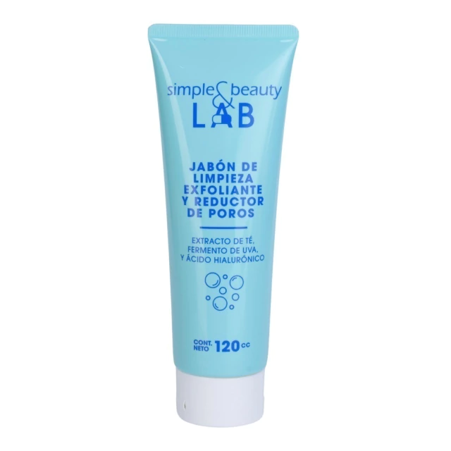 JABON DE LIMPIEZA EXFOLIANTE Y REDUCTOR DE PORO (120 CC - POMO)