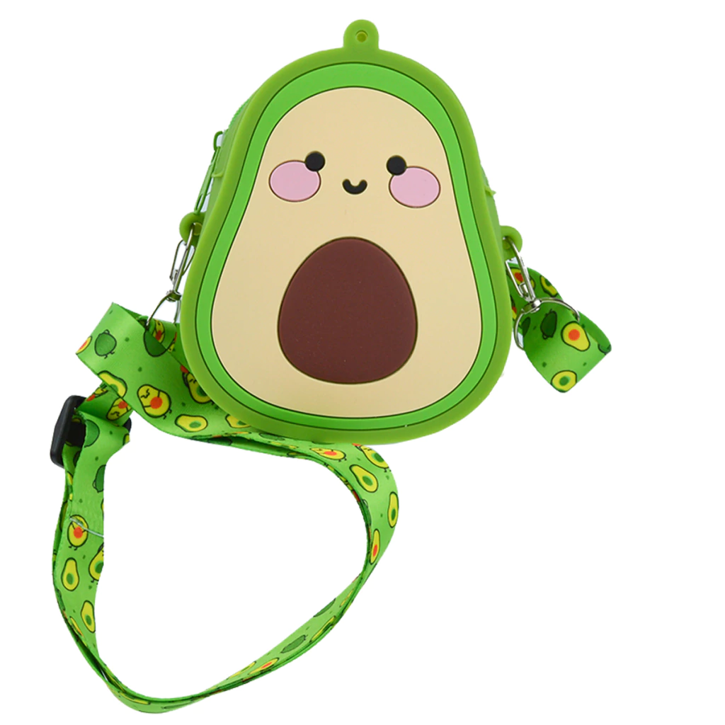 CARTERITA INFANTIL SILICONA AVOCADO (1 UND - BOLSA)