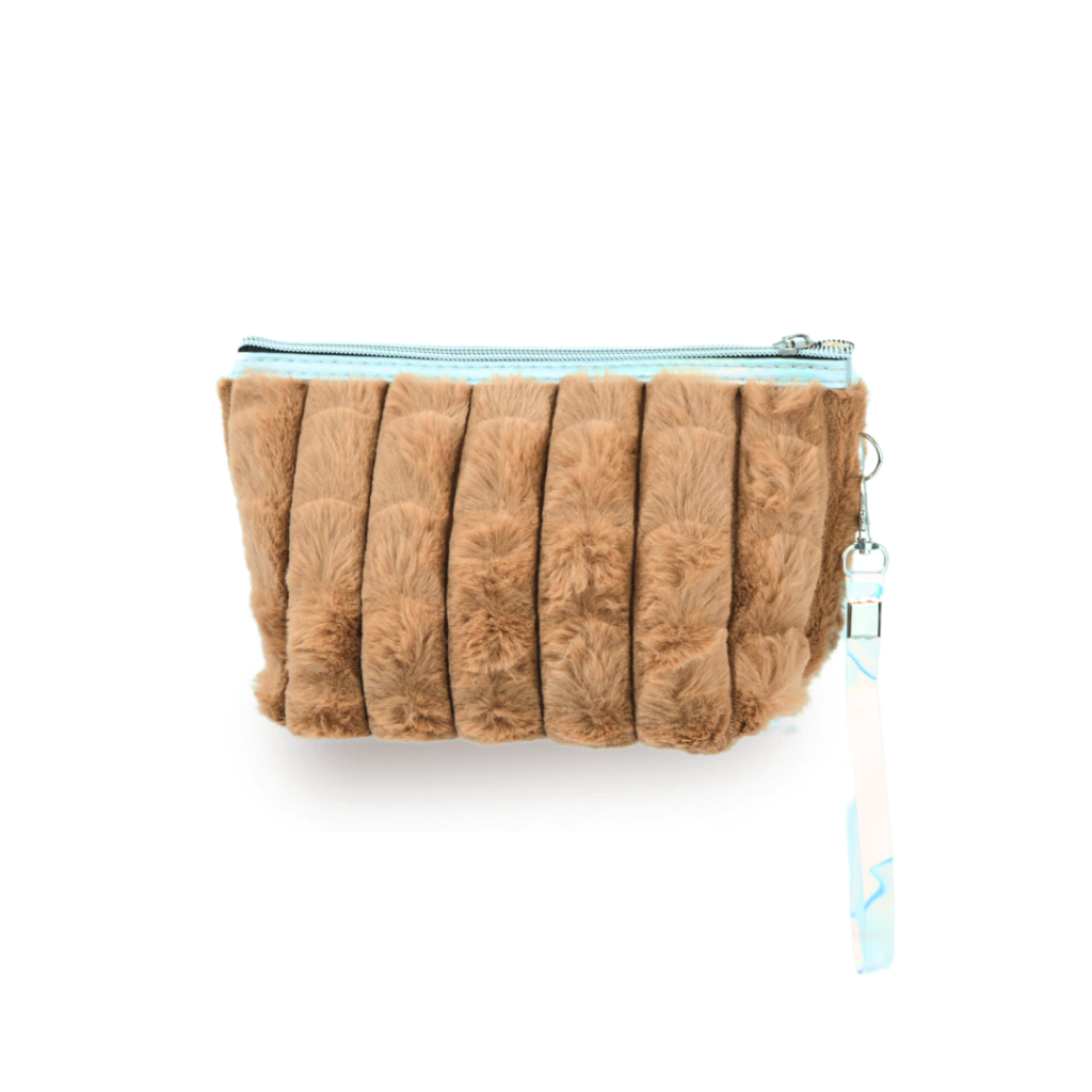 NECESSAIRE DE PIEL BEIGE (BEIGE - 1 UND - BOLSA)