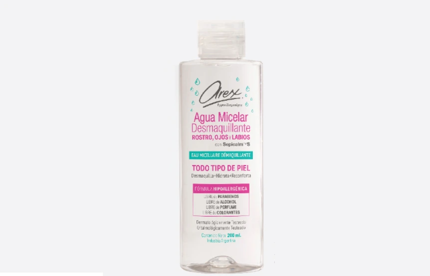 AGUA MICELAR DEMAQUILLANTE (200 ML - FRASCO)