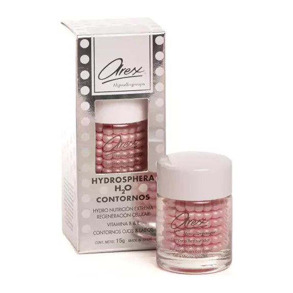 AREX HIPOALERGENIQUE HYDROSPHERA H2O CONTORNOS HYDRO NUTRICION (35) (30 GRS - FRASCO) AREX