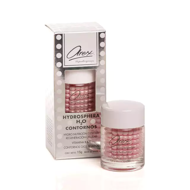 AREX HIPOALERGENIQUE HYDROSPHERA H2O CONTORNOS HYDRO NUTRICION (35) (30 GRS - FRASCO)