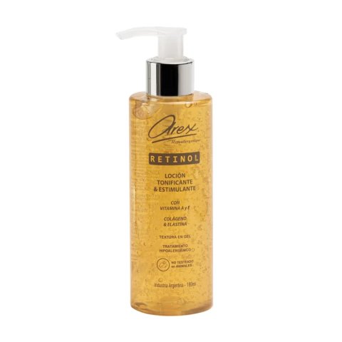 [12913] LOCION TONIFICANTE & ESTIMULANTE ( CON VITAMINA A Y E ) 180ML. AREX