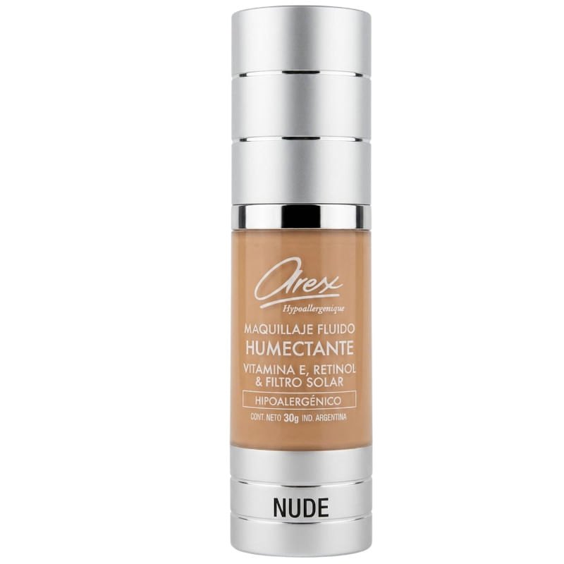 [44387] MAQUILLAJE HUMECTANTE NUDE (CLARO - 30 G - FRASCO) AREX