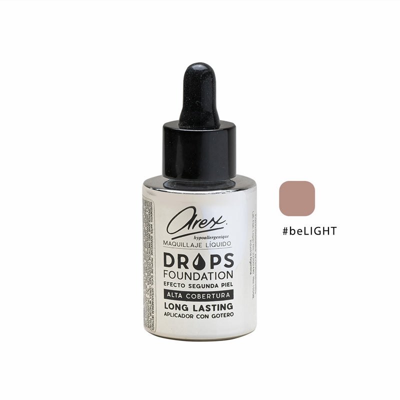 [39602] MAQUILLAJE LIQUIDO DROPS # BE  (LIGHT - 30 GR - FRASCO) AREX