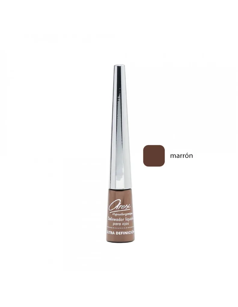 DELINEADOR LIQUIDO (EYE LINER) (653) (MARRON - 4 CM3 - FIBRA) AREX
