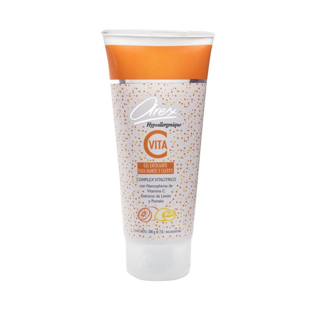 [21446] AREX VITAMINA C GEL EXFOLIANTE CORPORAL VITA C (40) (200 GRS.) AREX