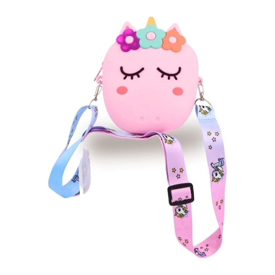 CARTERITA  INFANTIL SILICONA UNICORNIO THELMA Y LOUISE